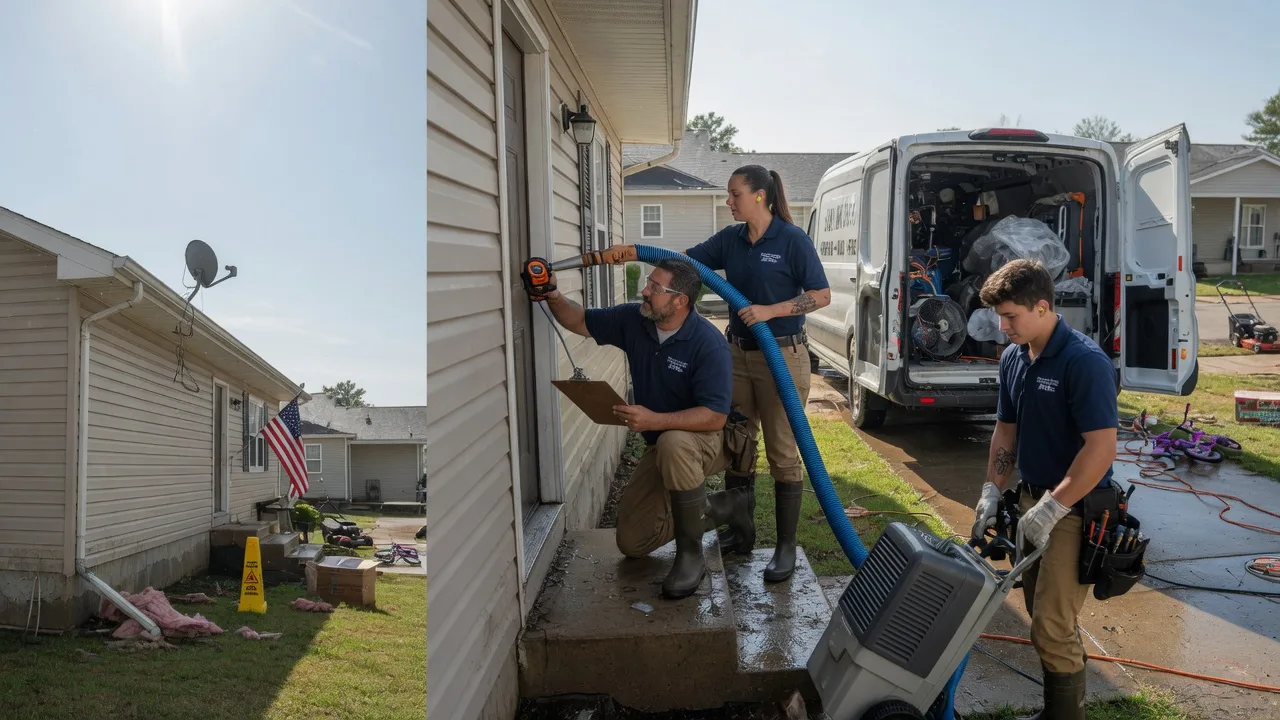 Ceiling Water Damage Restoration in Farmingdale, ME near me